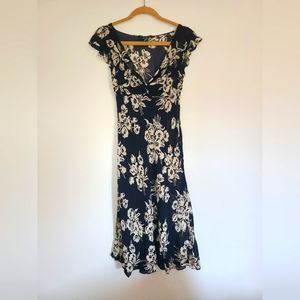 Ralph Lauren Blue Label Flower Dress with Slip